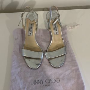 Jimmy Choo silver sandal